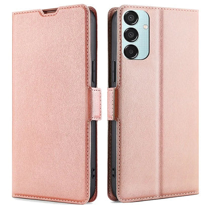 For Samsung Galaxy M15 5G Phone Case Side Magnetic Clasp Wallet Leather Cover