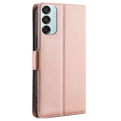 For Samsung Galaxy M15 5G Phone Case Side Magnetic Clasp Wallet Leather Cover