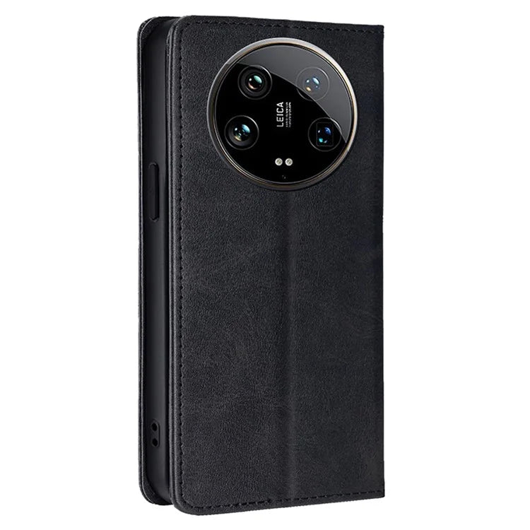 For Xiaomi 14 Ultra Case Calf Texture PU Leather Wallet Phone Cover