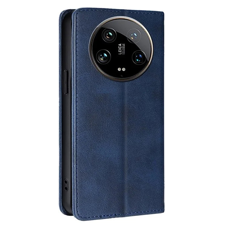 For Xiaomi 14 Ultra Case Calf Texture PU Leather Wallet Phone Cover