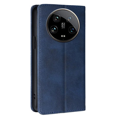 For Xiaomi 14 Ultra Case Calf Texture PU Leather Wallet Phone Cover