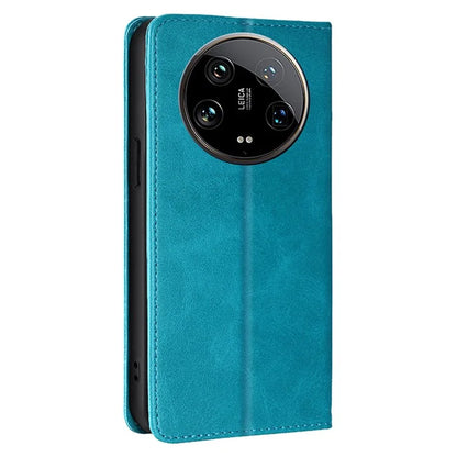 For Xiaomi 14 Ultra Case Calf Texture PU Leather Wallet Phone Cover