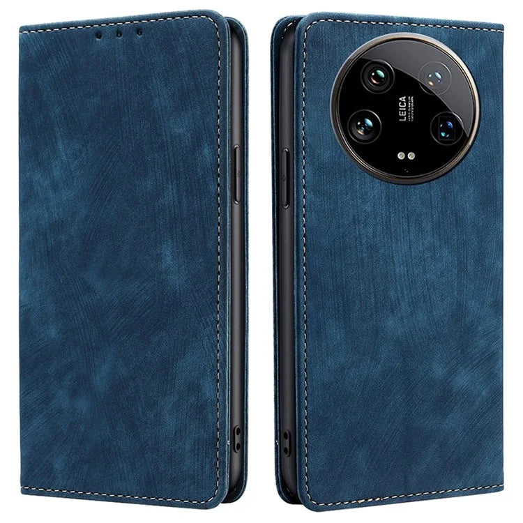 For Xiaomi 14 Ultra Case RFID Blocking PU Leather Wallet Flip Phone Cover