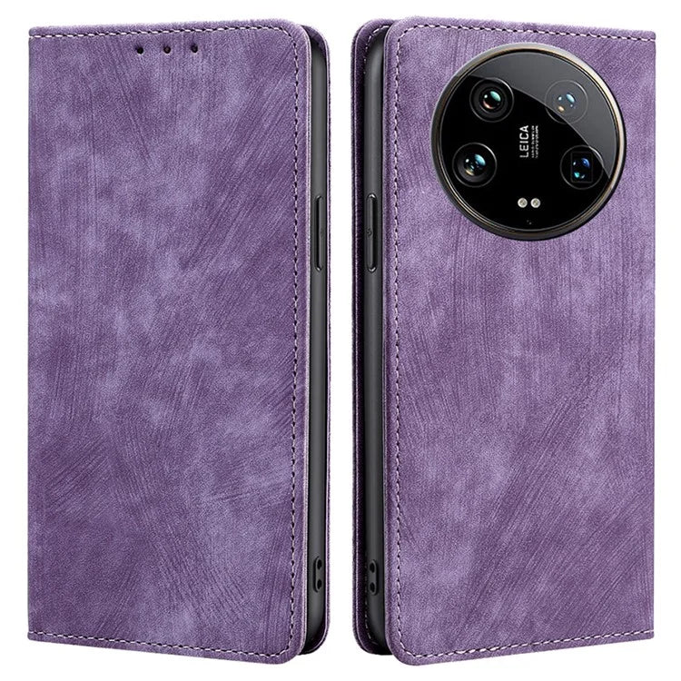 For Xiaomi 14 Ultra Case RFID Blocking PU Leather Wallet Flip Phone Cover