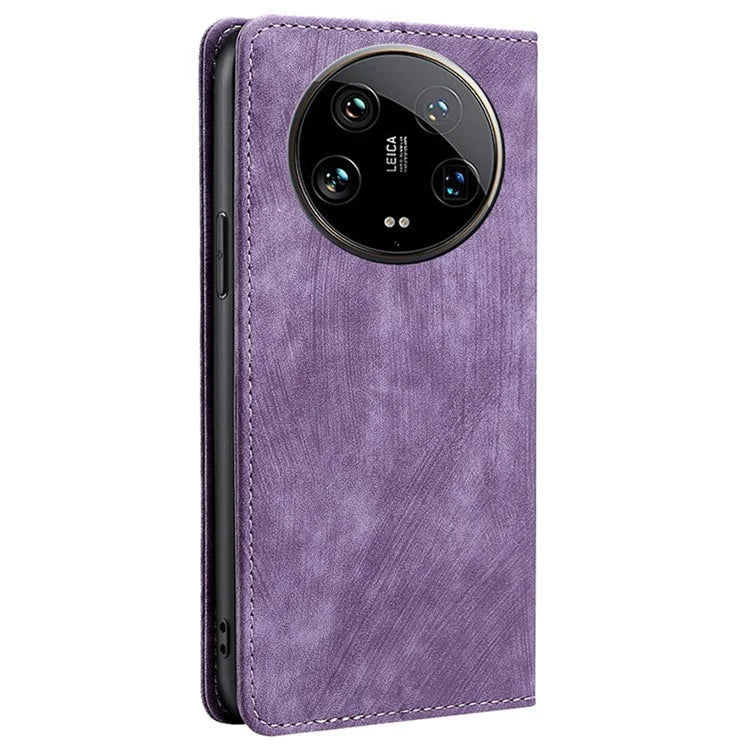 For Xiaomi 14 Ultra Case RFID Blocking PU Leather Wallet Flip Phone Cover