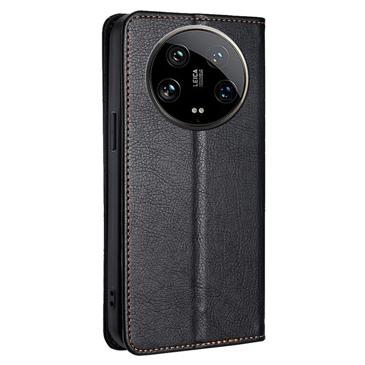 For Xiaomi 14 Ultra Case PU Leather Wallet Cover Magnetic Closing Phone Shell