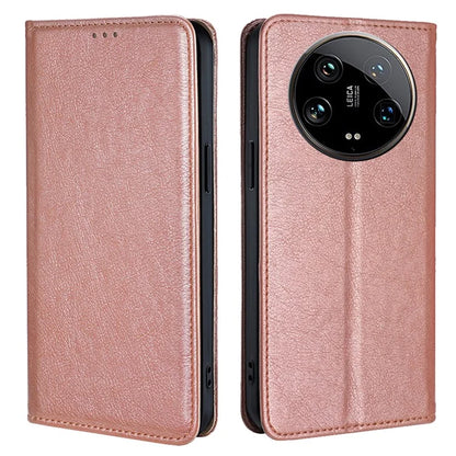 For Xiaomi 14 Ultra Case PU Leather Wallet Cover Magnetic Closing Phone Shell