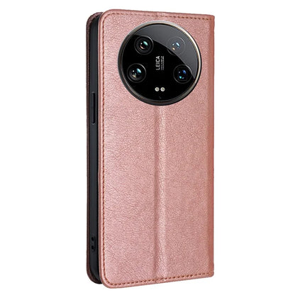For Xiaomi 14 Ultra Case PU Leather Wallet Cover Magnetic Closing Phone Shell