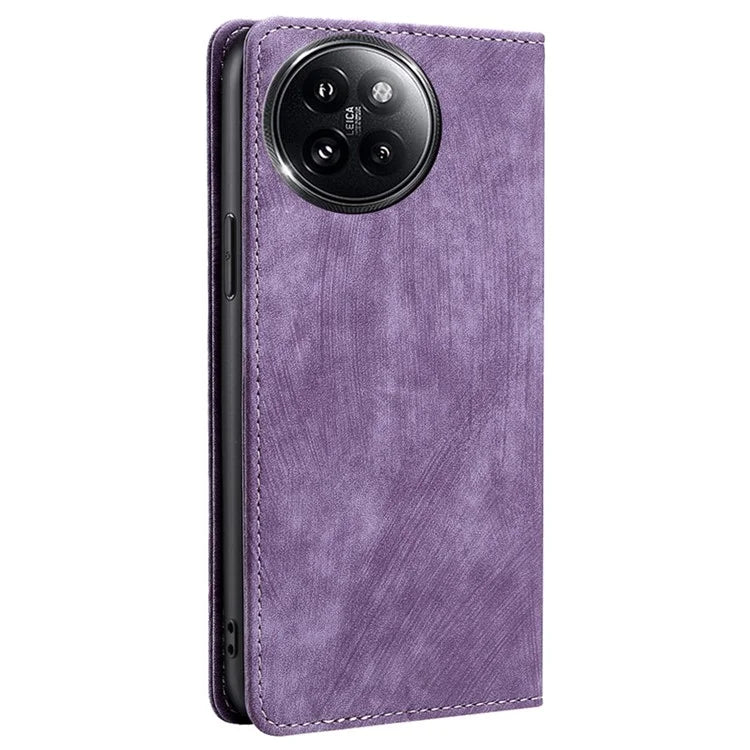For Xiaomi Civi 4 Pro 5G / 14 Civi 5G Magnetic Phone Case RFID Blocking Card Slots Leather Cover
