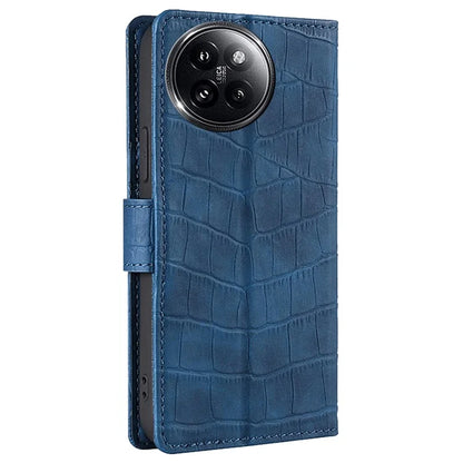 For Xiaomi Civi 4 Pro 5G / 14 Civi 5G Magnetic Phone Case Crocodile Texture Leather Cover