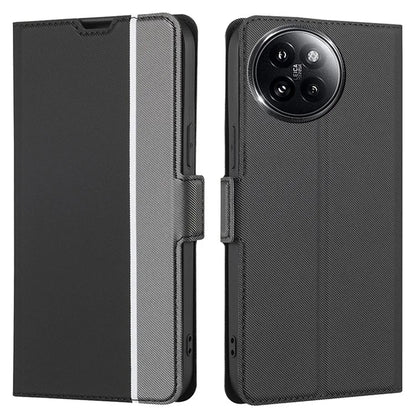 For Xiaomi Civi 4 Pro 5G / 14 Civi 5G Case Leather Twill Texture Card Slots Anti-Scratch Phone Cover