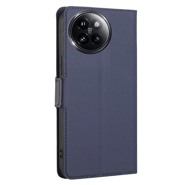 For Xiaomi Civi 4 Pro 5G / 14 Civi 5G Case Leather Twill Texture Card Slots Anti-Scratch Phone Cover