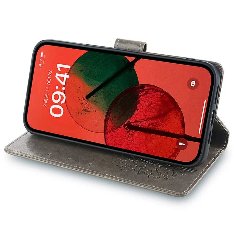 For Xiaomi Civi 4 Pro 5G / 14 Civi 5G Leather Case Deer Tree Pattern Wallet Flip Stand Cell Phone Cover