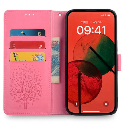 For Xiaomi Civi 4 Pro 5G / 14 Civi 5G Leather Case Deer Tree Pattern Wallet Flip Stand Cell Phone Cover