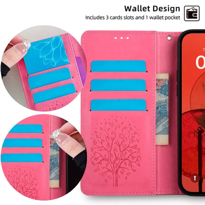For Xiaomi Civi 4 Pro 5G / 14 Civi 5G Leather Case Deer Tree Pattern Wallet Flip Stand Cell Phone Cover