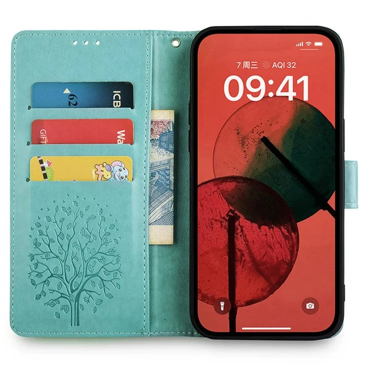 For Xiaomi Civi 4 Pro 5G / 14 Civi 5G Leather Case Deer Tree Pattern Wallet Flip Stand Cell Phone Cover