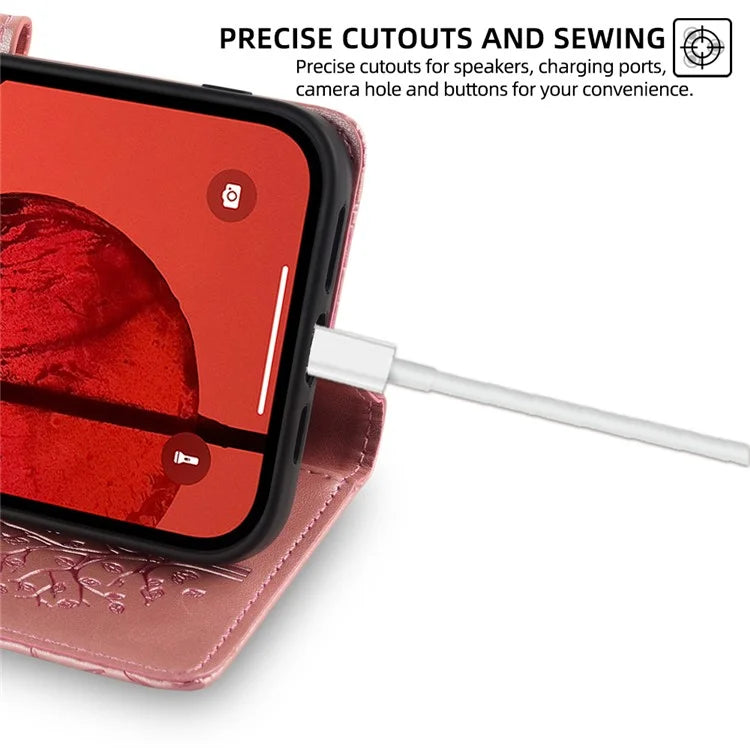 For Xiaomi Civi 4 Pro 5G / 14 Civi 5G Leather Case Deer Tree Pattern Wallet Flip Stand Cell Phone Cover