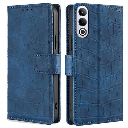 For OnePlus Ace 3V 5G Case Wallet Stand Crocodile Texture Leather Phone Cover