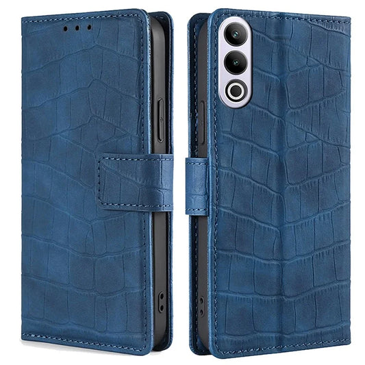 For OnePlus Ace 3V 5G Case Wallet Stand Crocodile Texture Leather Phone Cover