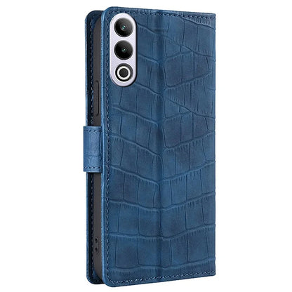 For OnePlus Ace 3V 5G Case Wallet Stand Crocodile Texture Leather Phone Cover