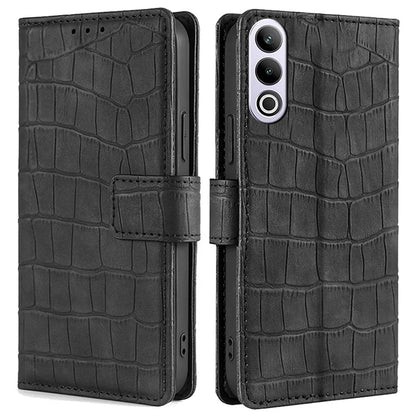 For OnePlus Ace 3V 5G Case Wallet Stand Crocodile Texture Leather Phone Cover