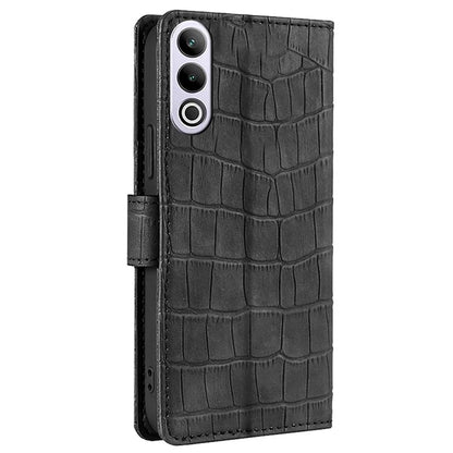 For OnePlus Ace 3V 5G Case Wallet Stand Crocodile Texture Leather Phone Cover