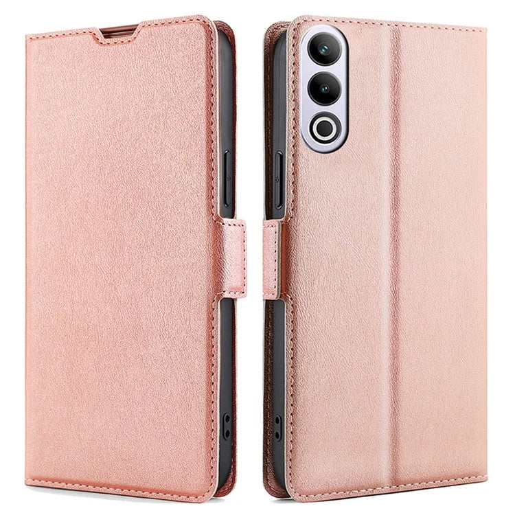 For OnePlus Ace 3V 5G Case Side Magnetic Clasp Design PU Leather Phone Cover with Card Slot