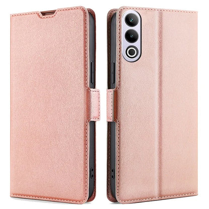 For OnePlus Ace 3V 5G Case Side Magnetic Clasp Design PU Leather Phone Cover with Card Slot