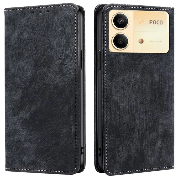 For Xiaomi Redmi Note 13R Pro 5G Leather Case RFID Blocking Phone Wallet Cover