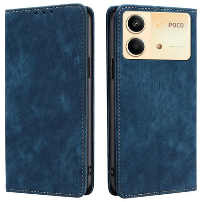 For Xiaomi Redmi Note 13R Pro 5G Leather Case RFID Blocking Phone Wallet Cover