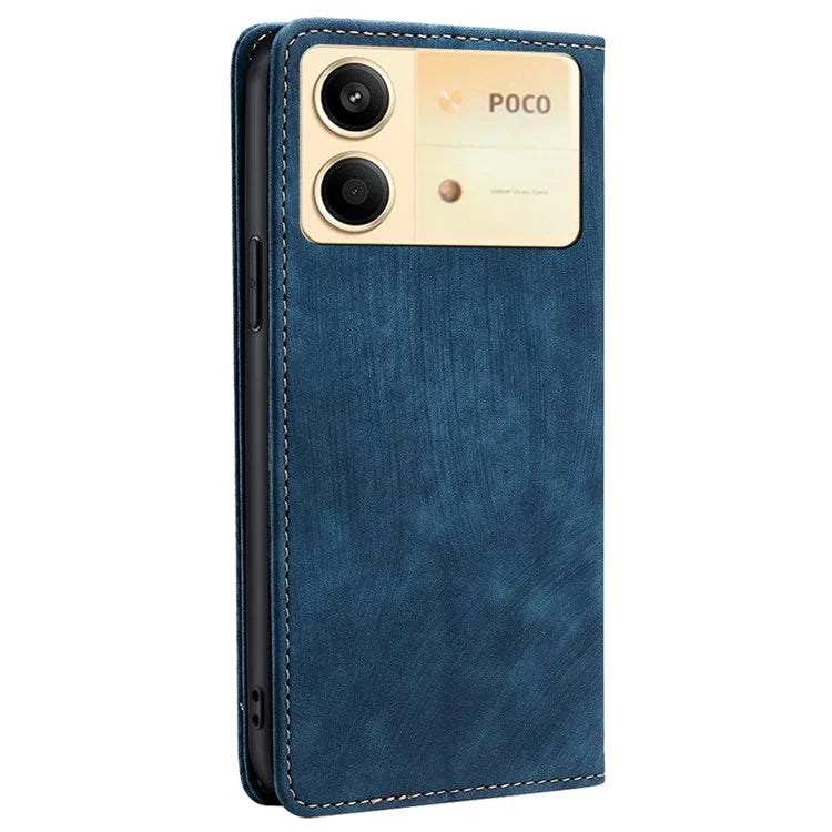 For Xiaomi Redmi Note 13R Pro 5G Leather Case RFID Blocking Phone Wallet Cover
