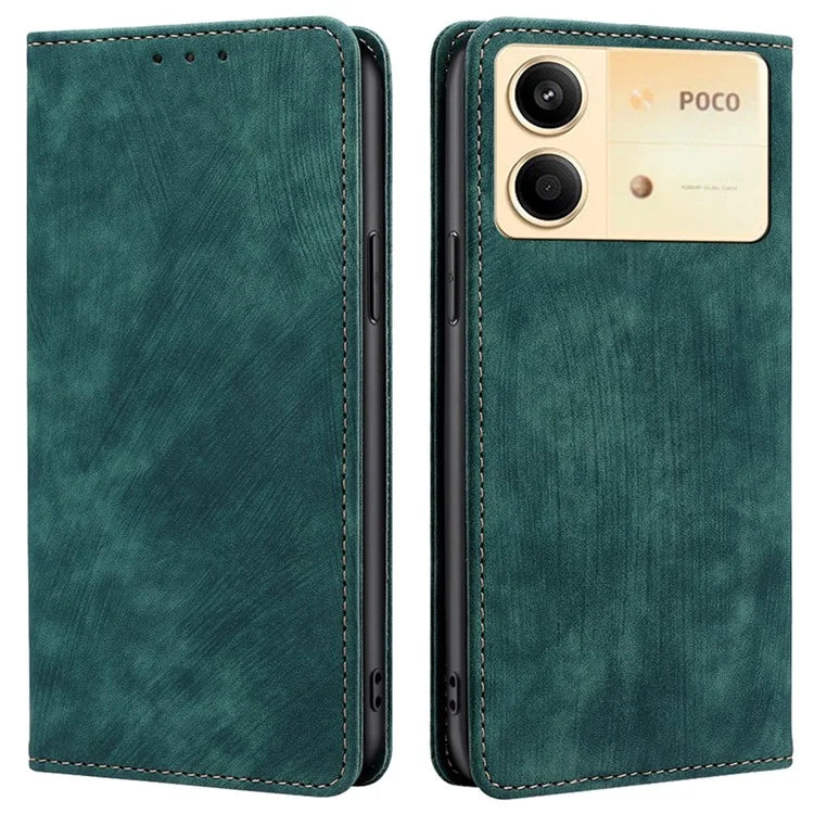 For Xiaomi Redmi Note 13R Pro 5G Leather Case RFID Blocking Phone Wallet Cover