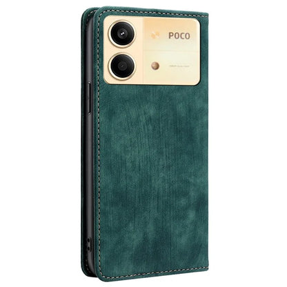 For Xiaomi Redmi Note 13R Pro 5G Leather Case RFID Blocking Phone Wallet Cover