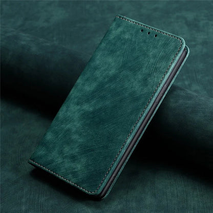 For Xiaomi Redmi Note 13R Pro 5G Leather Case RFID Blocking Phone Wallet Cover