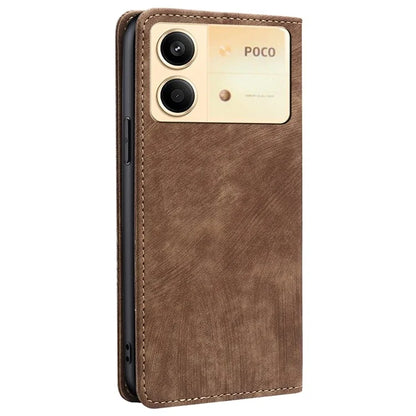 For Xiaomi Redmi Note 13R Pro 5G Leather Case RFID Blocking Phone Wallet Cover
