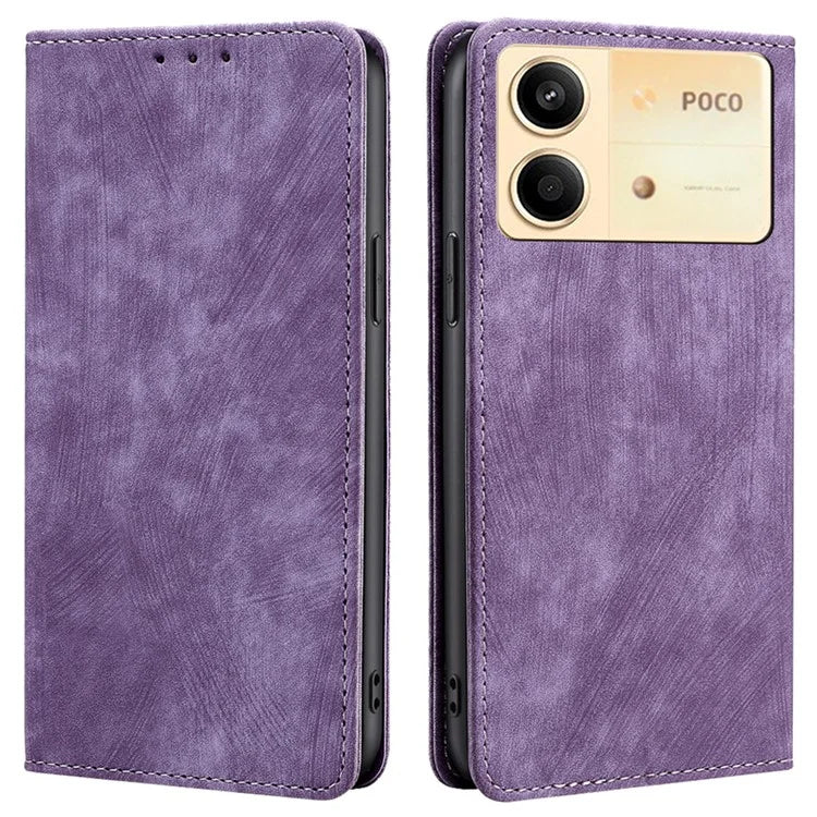 For Xiaomi Redmi Note 13R Pro 5G Leather Case RFID Blocking Phone Wallet Cover