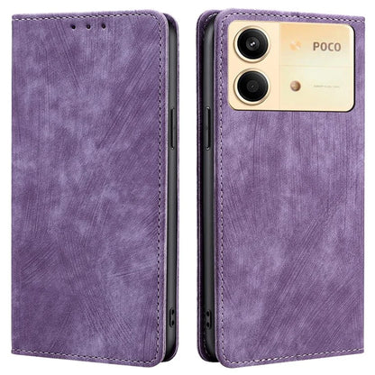 For Xiaomi Redmi Note 13R Pro 5G Leather Case RFID Blocking Phone Wallet Cover