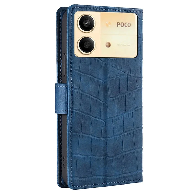 For Xiaomi Redmi Note 13R Pro 5G Wallet Case Crocodile Texture Leather Phone Cover