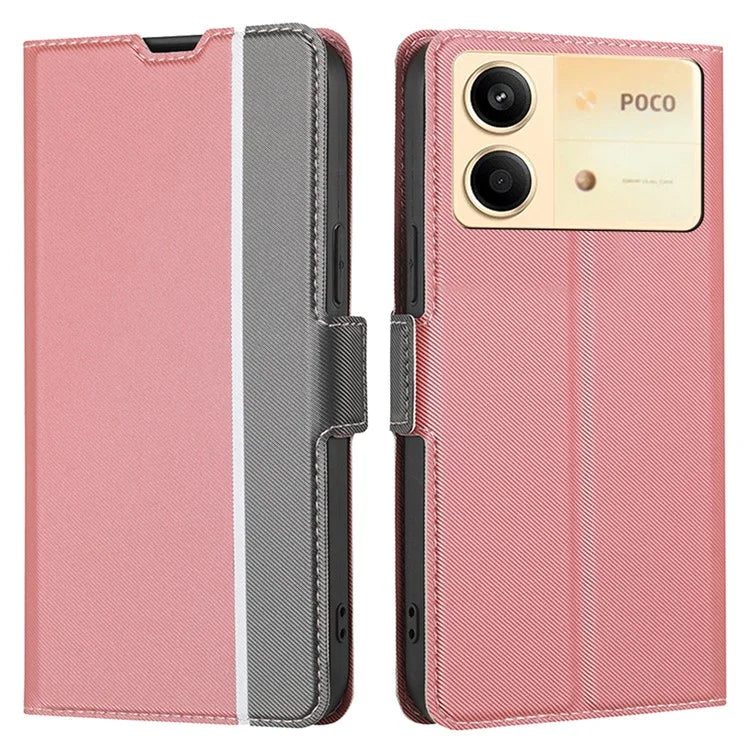 For Xiaomi Redmi Note 13R Pro 5G Magnetic Closure Case Card Holder Stand PU Leather Phone Cover