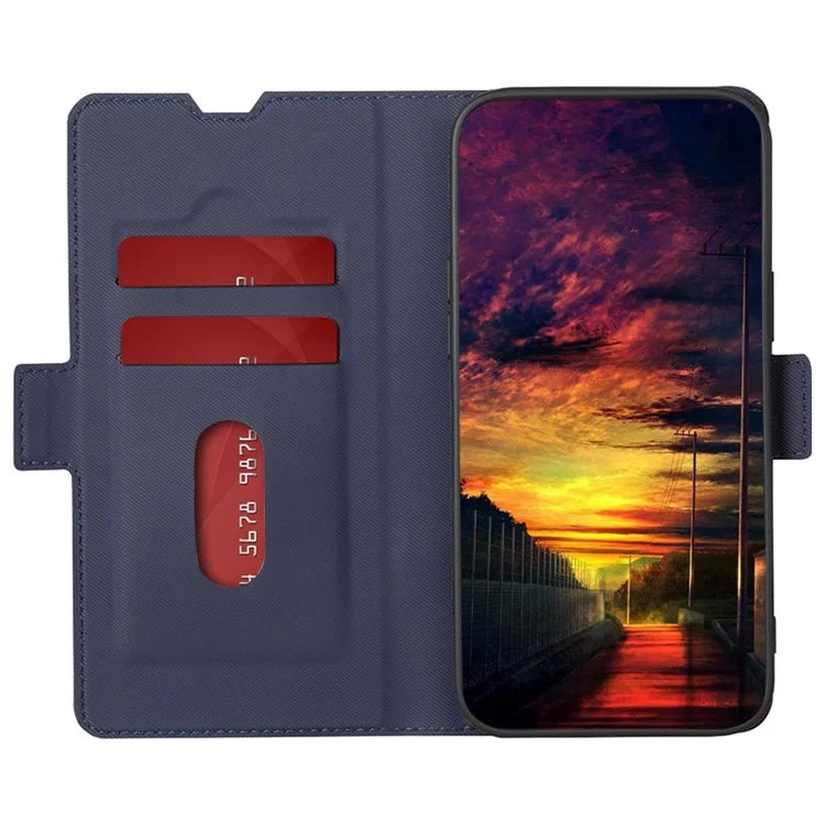 For Xiaomi Redmi Note 13R Pro 5G Magnetic Closure Case Card Holder Stand PU Leather Phone Cover