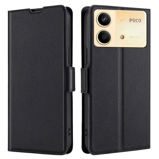 For Xiaomi Redmi Note 13R Pro 5G PU Leather + TPU Case Protective Phone Stand Cover