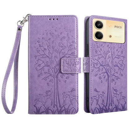 For Xiaomi Redmi Note 13R Pro 5G Case Imprinted PU Leather Wallet Stand Phone Cover