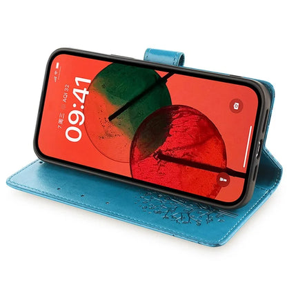 For Xiaomi Redmi Note 13R Pro 5G Case Imprinted PU Leather Wallet Stand Phone Cover