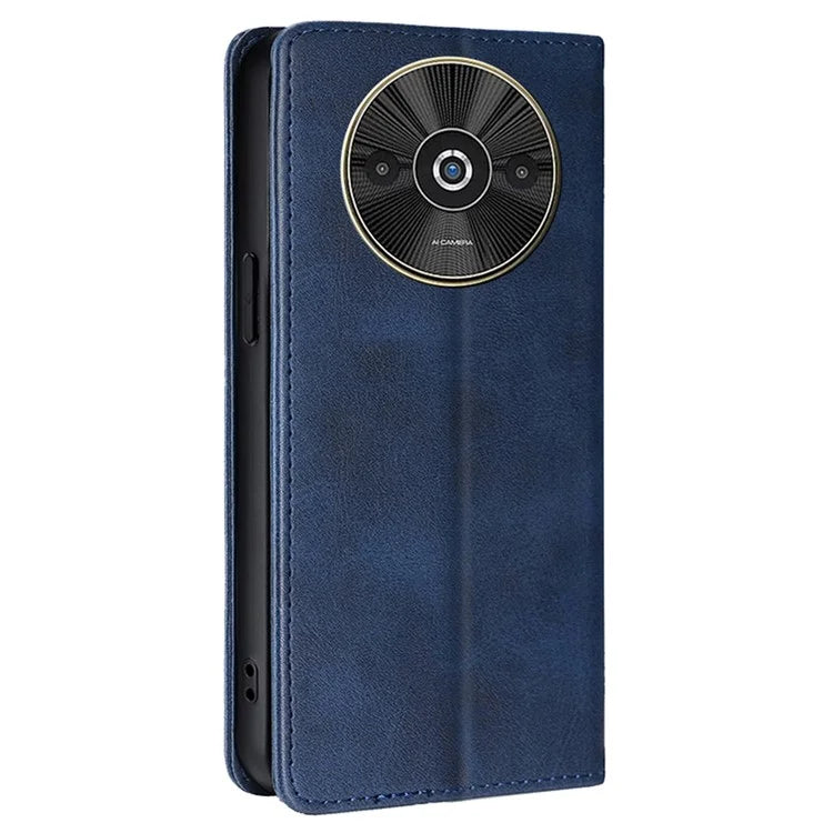 For Xiaomi Redmi A3 / Poco C61 4G Wallet Case Magnetic Auto-absorbed Leather Phone Cover