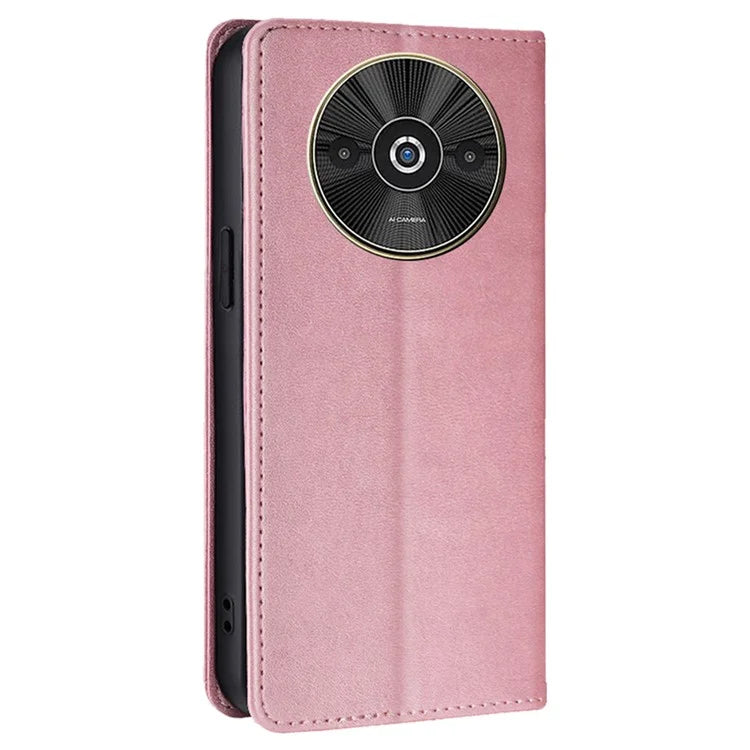 For Xiaomi Redmi A3 / Poco C61 4G Wallet Case Magnetic Auto-absorbed Leather Phone Cover
