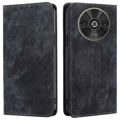 For Xiaomi Redmi A3 / Poco C61 4G Folio Flip Case RFID Blocking Card Holder Shockproof Phone Cover