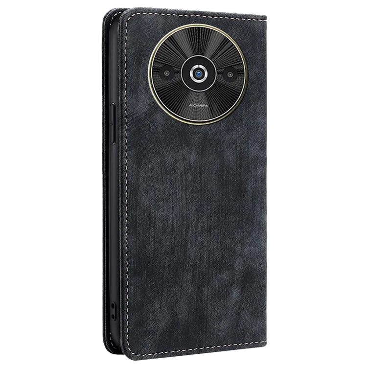 For Xiaomi Redmi A3 / Poco C61 4G Folio Flip Case RFID Blocking Card Holder Shockproof Phone Cover