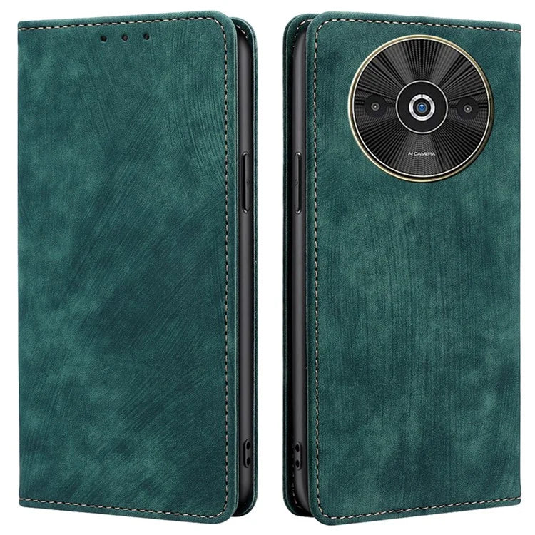 For Xiaomi Redmi A3 / Poco C61 4G Folio Flip Case RFID Blocking Card Holder Shockproof Phone Cover