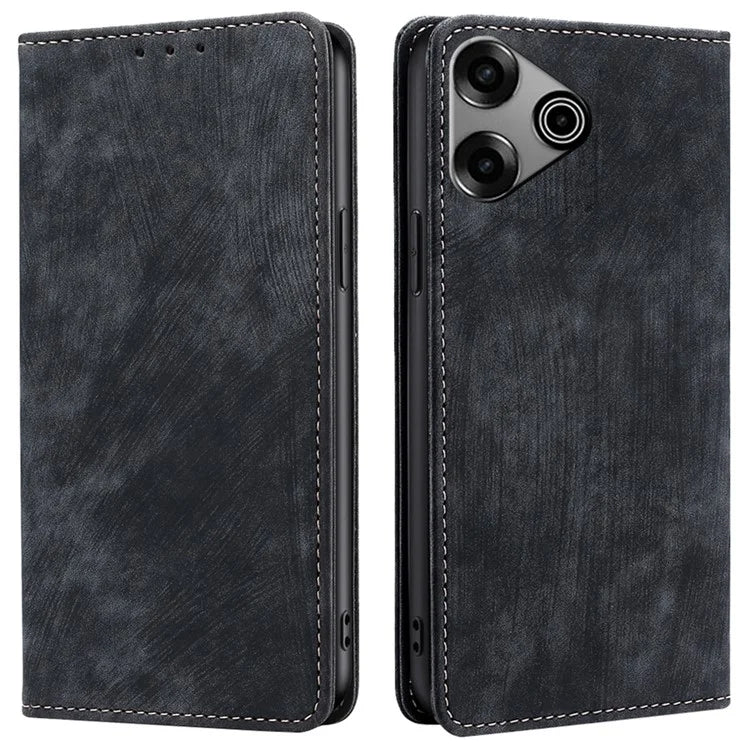 For TECNO Pova 6 Pro 5G Case RFID Blocking PU Leather Wallet Flip Phone Cover