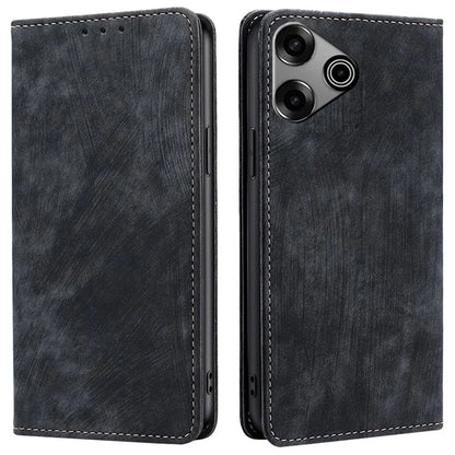 For TECNO Pova 6 Pro 5G Case RFID Blocking PU Leather Wallet Flip Phone Cover